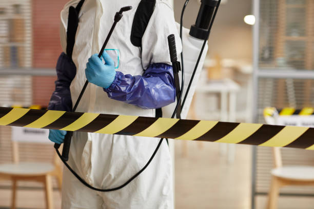 Professional Biohazard Cleanup technician working in Avoca, PA